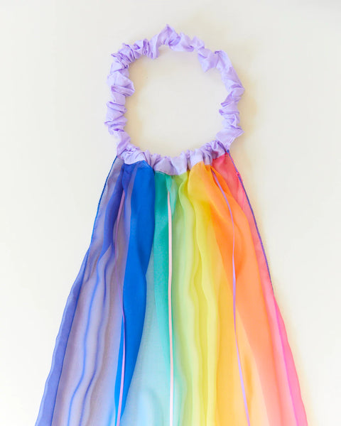 Sarah's Silks - Silk Veils in Rainbow Lavender