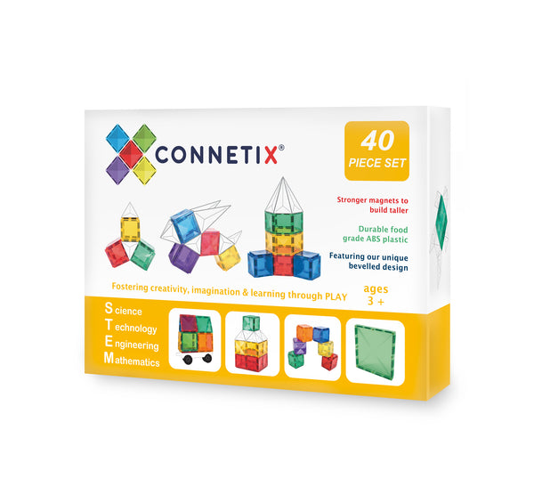 Connetix Tiles - 40 Piece Square Pack [In Stock]