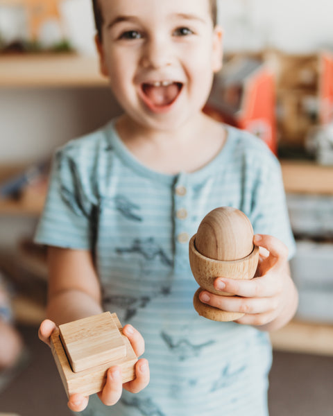 Montessori Egg, Ball and Cup set [In Stock]
