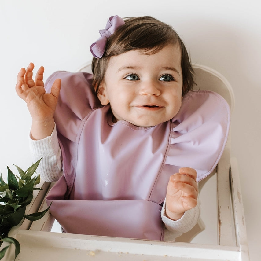 Baby Snuggle Bib Waterproof | Lavender