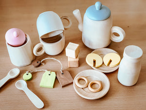 Wooden Tea Set