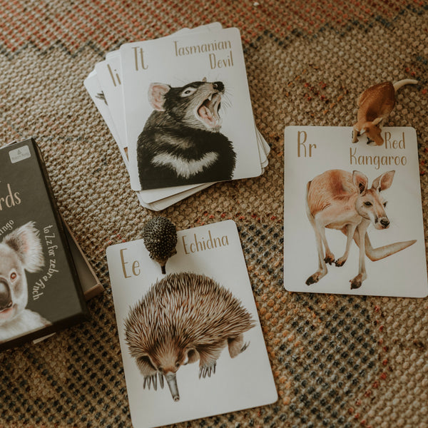 Australian Animal Alphabet Flash Cards