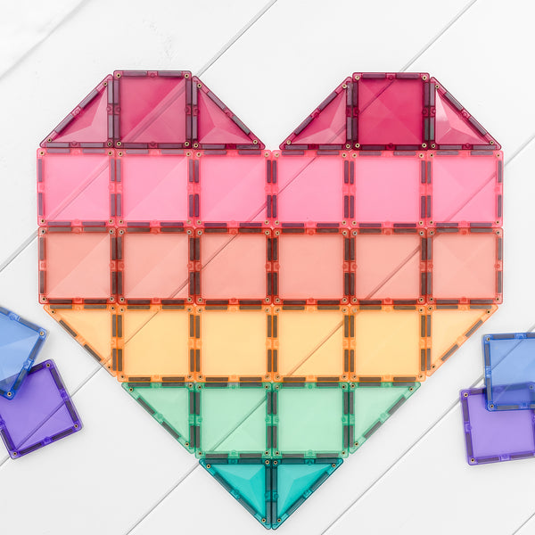 Connetix Tiles | 120 Piece Pastel Creative Pack [New Release!]